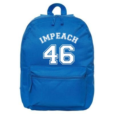 Impeach 46 Republican Antibiden Joe Biden Gift 16 in Basic Backpack