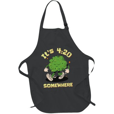 Its 420 Somewhere Funny Weed 420 Marijuana Stoner Apron