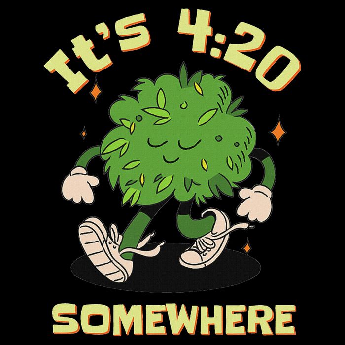 Its 420 Somewhere Funny Weed 420 Marijuana Stoner City Backpack