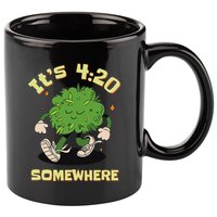 Its 420 Somewhere Funny Weed 420 Marijuana Stoner 11oz C Handle Ceramic Mug