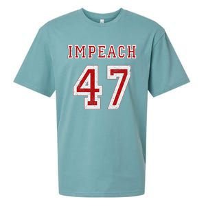 Impeach 47 Trump Anti Trump 86 47 Anti Trump 8647 President Sueded Cloud Jersey T-Shirt