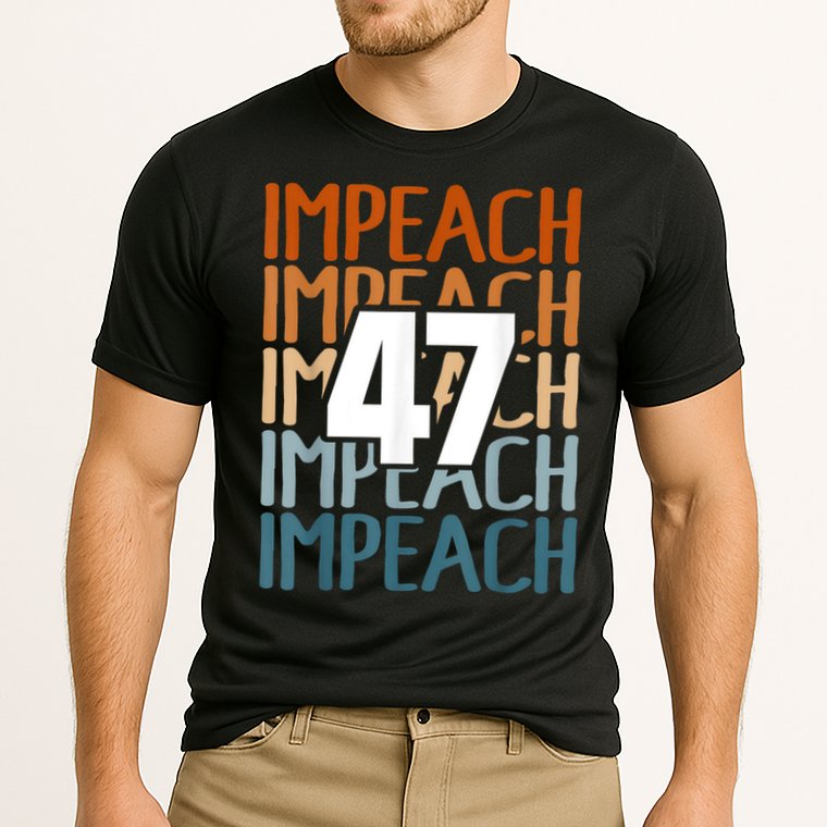 Impeach 47 Vintage Impeach Trump 47 Distressed Anti Trump Cooling Performance Crew T-Shirt