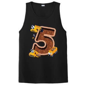 Im 5 and Digging It Dirty 5th -Y Excavator 5th Birthday PosiCharge Competitor Tank