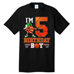 I'm 5 Birthday for 5 years old Basket Ball style Tall T-Shirt