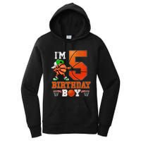 I'm 5 Birthday for 5 years old Basket Ball style Women's Pullover Hoodie