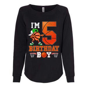 I'm 5 Birthday for 5 years old Basket Ball style Womens California Wash Sweatshirt