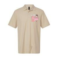 IAm 5 Fifth Birthday Party Dancing Pink Ballerina Softstyle Adult Sport Polo