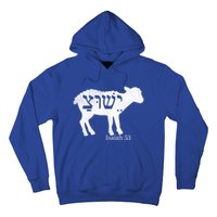 Isaiah 53 Lamb Yeshua Jesus Gift Hoodie