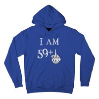 IM 59 + Middle Finger Hand Funny Dad Joke Gift Hoodie