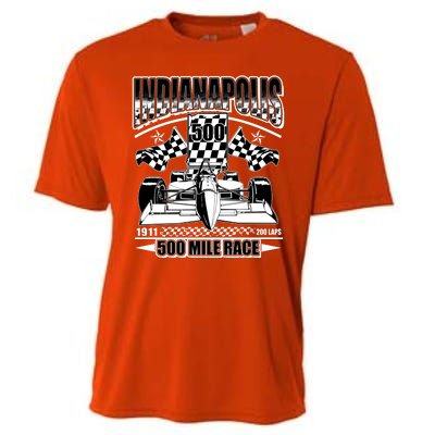 Indianapolis 500 Mile Race Formula Racing Race Car Cooling Performance Crew T-Shirt