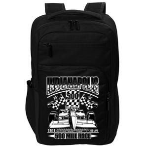 Indianapolis 500 Mile Race Formula Racing Race Car Impact Tech Backpack