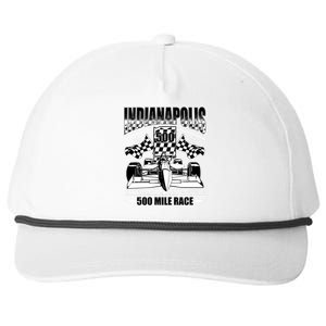 Indianapolis 500 Mile Race Formula Racing Race Car Snapback Five-Panel Rope Hat