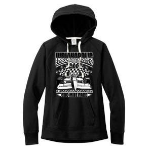 Indianapolis 500 Mile Race Formula Racing Race Car Women's Fleece Hoodie