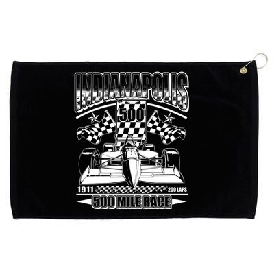 Indianapolis 500 Mile Race Formula Racing Race Car Grommeted Golf Towel