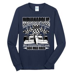 Indianapolis 500 Mile Race Formula Racing Race Car Tall Long Sleeve T-Shirt