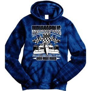 Indianapolis 500 Mile Race Formula Racing Race Car Tie Dye Hoodie