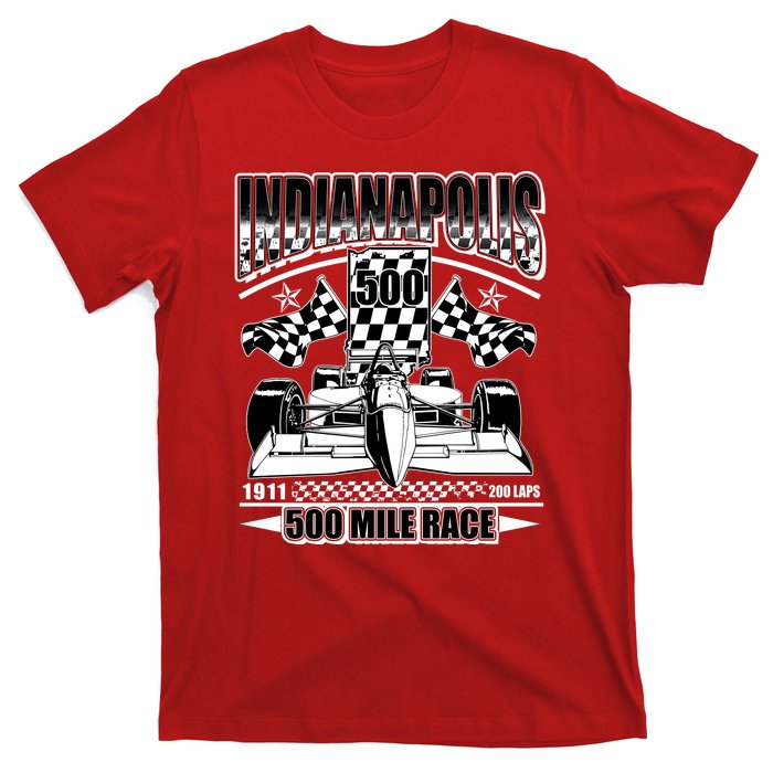 Indianapolis 500 Mile Race Formula Racing Race Car T-Shirt