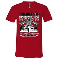 Indianapolis 500 Mile Race Formula Racing Race Car V-Neck T-Shirt