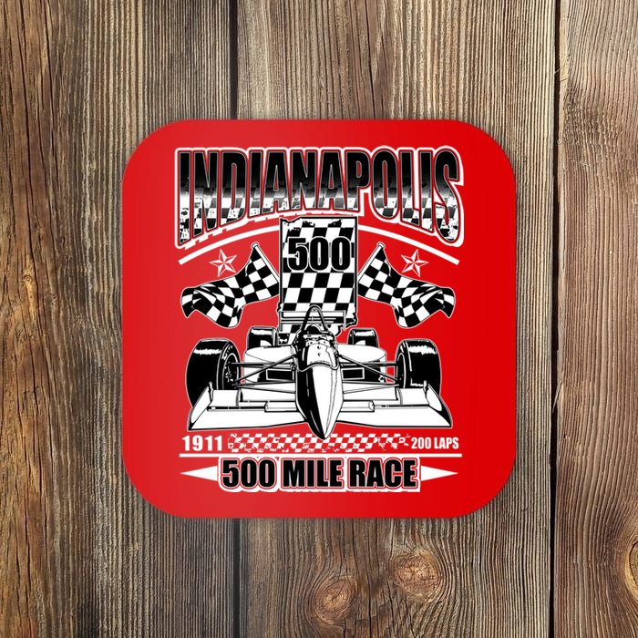 Indianapolis 500 Mile Race Formula Racing Race Car Coaster