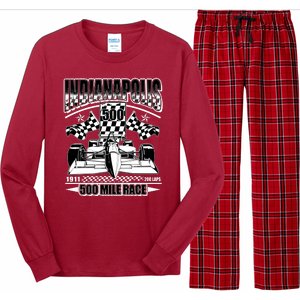 Indianapolis 500 Mile Race Formula Racing Race Car Long Sleeve Pajama Set