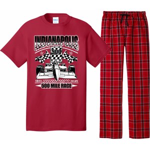 Indianapolis 500 Mile Race Formula Racing Race Car Pajama Set