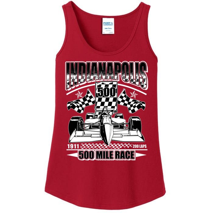 Indianapolis 500 Mile Race Formula Racing Race Car Ladies Essential Tank