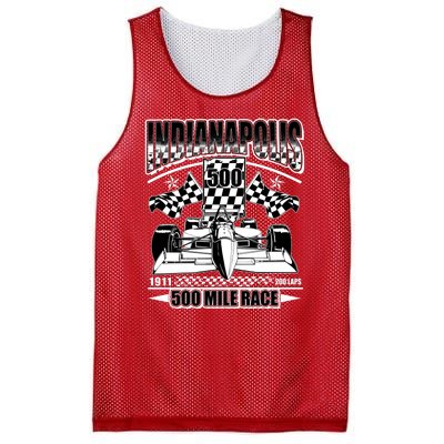 Indianapolis 500 Mile Race Formula Racing Race Car Mesh Reversible Basketball Jersey Tank