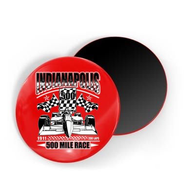 Indianapolis 500 Mile Race Formula Racing Race Car Magnet