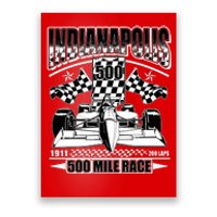 Indianapolis 500 Mile Race Formula Racing Race Car Poster