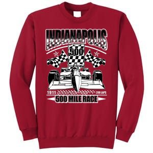 Indianapolis 500 Mile Race Formula Racing Race Car Tall Sweatshirt