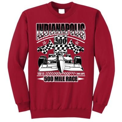 Indianapolis 500 Mile Race Formula Racing Race Car Tall Sweatshirt