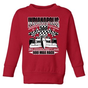 Indianapolis 500 Mile Race Formula Racing Race Car Toddler Sweatshirt