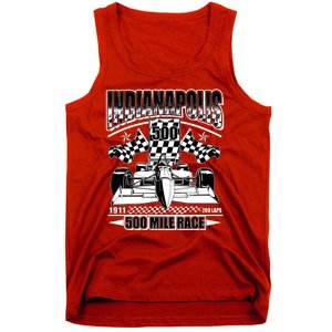 Indianapolis 500 Mile Race Formula Racing Race Car Tank Top