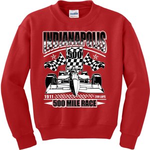 Indianapolis 500 Mile Race Formula Racing Race Car Kids Sweatshirt