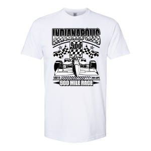 Indianapolis 500 Mile Race Formula Racing Race Car Softstyle CVC T-Shirt