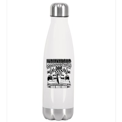 Indianapolis 500 Mile Race Formula Racing Race Car Stainless Steel Insulated Water Bottle