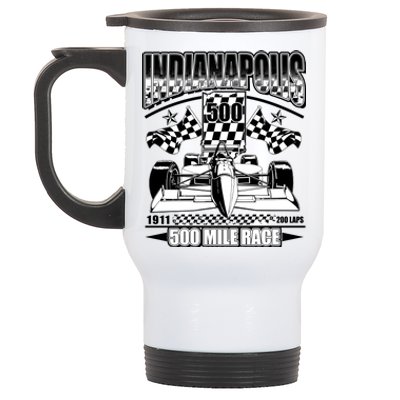 Indianapolis 500 Mile Race Formula Racing Race Car Stainless Steel Travel Mug