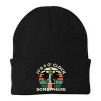 It's 5 O’clock Somewhere Summer Retro Sunset Drinking Beanie