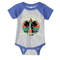 It's 5 O’clock Somewhere Summer Retro Sunset Drinking Infant Baby Jersey Bodysuit
