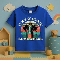 It's 5 O’clock Somewhere Summer Retro Sunset Drinking Toddler T-Shirt