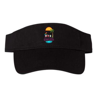 Its 5 Oclock Somewhere Parrot Cocktail Lover Hello Summer Valucap Bio-Washed Visor