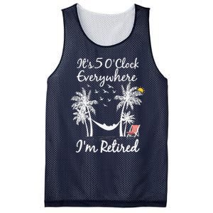 ItS 5 OClock Everywhere IM Retired Summer Retirement Mesh Reversible Basketball Jersey Tank