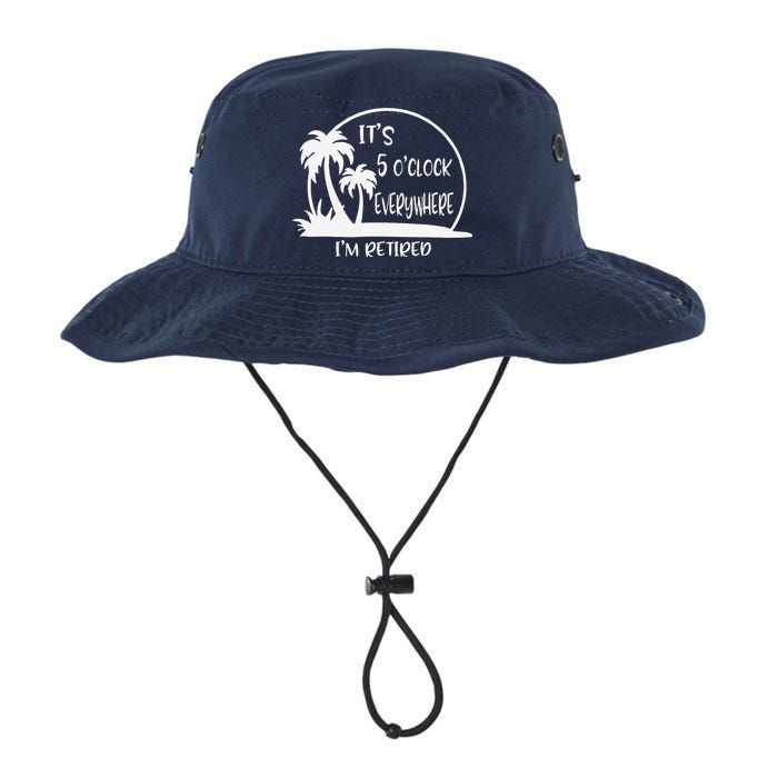 ItS 5 OClock Everywhere IM Retired Summer Vacation Funny Bucket Hat