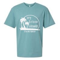 ItS 5 OClock Everywhere IM Retired Summer Vacation Funny Sueded Cloud Jersey T-Shirt