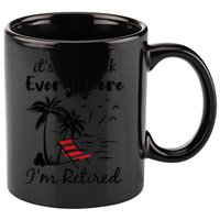 It's 5 O'Clock Everywhere I'm Retired Summer 11oz C Handle Ceramic Mug