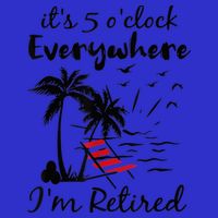 It's 5 O'Clock Everywhere I'm Retired Summer 16 in Basic Backpack