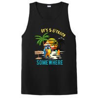 ItS 5 O’Clock Somewhere Parrot Sunset Drinking PosiCharge Competitor Tank