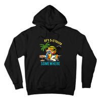 ItS 5 O’Clock Somewhere Parrot Sunset Drinking Tall Hoodie