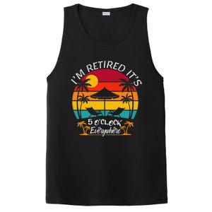 ItS 5 OClock Everywhere IM Retired Summer Retirement PosiCharge Competitor Tank