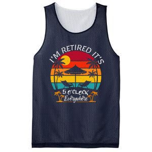 ItS 5 OClock Everywhere IM Retired Summer Retirement Mesh Reversible Basketball Jersey Tank